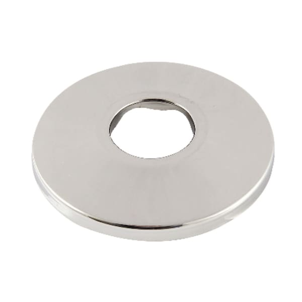 12 IPS Brass Flange, Polished Nickel